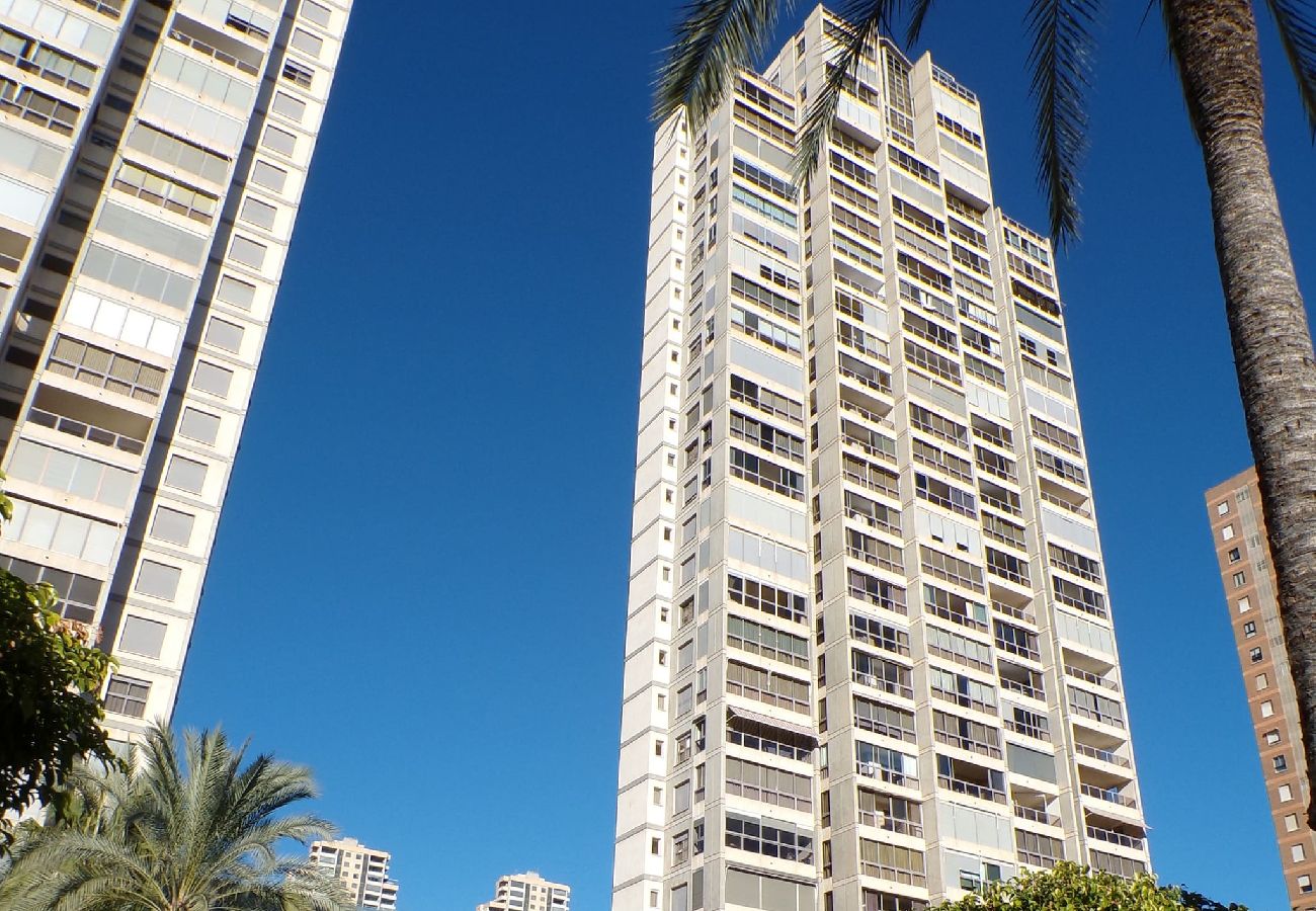 Apartamento en Benidorm - Apartamento de dos dormitorios con piscina 