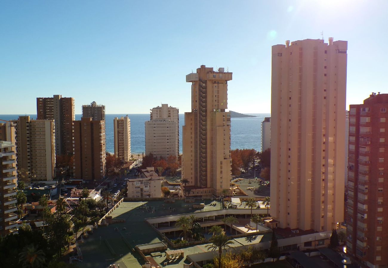 Apartamento en Benidorm - Apartamento de dos dormitorios con piscina 