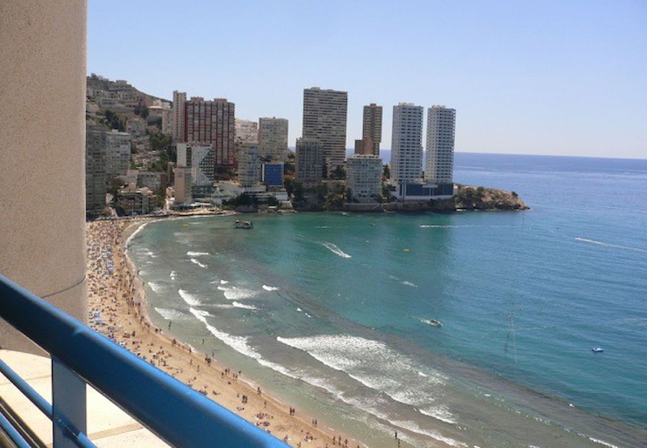 Apartamento en Benidorm - Apartamento en Torre Levante en primera línea 