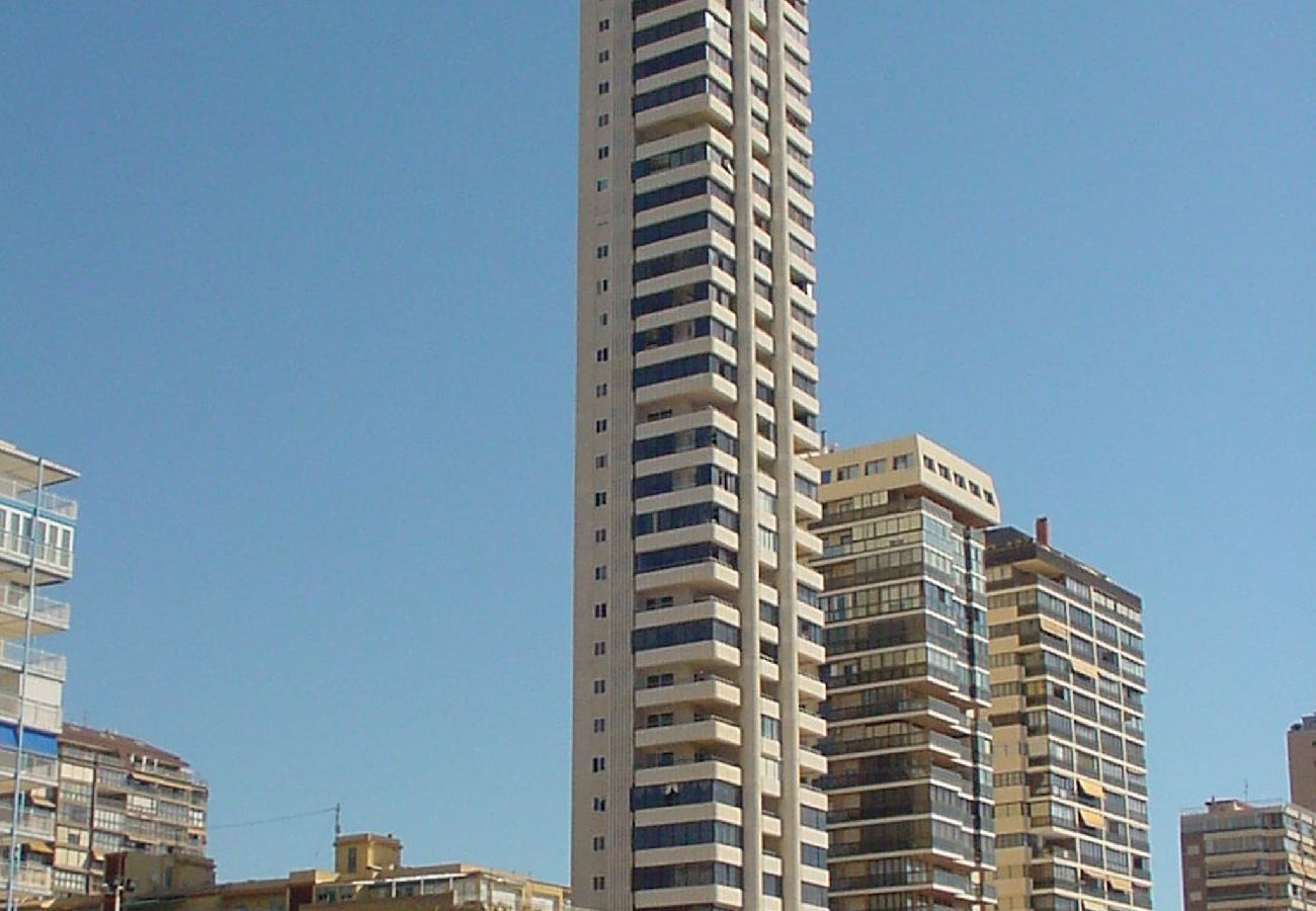 Apartamento en Benidorm - Apartamento en Torre Levante en primera línea 