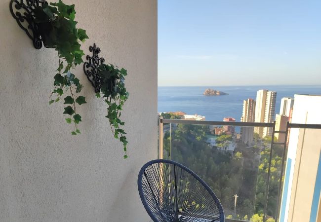 Apartamento en Benidorm - Lujoso apartamento con piscina, gimnasio y parking  Apartamento en Benidorm - Lujoso apartamento con piscina, gimnasio y parking