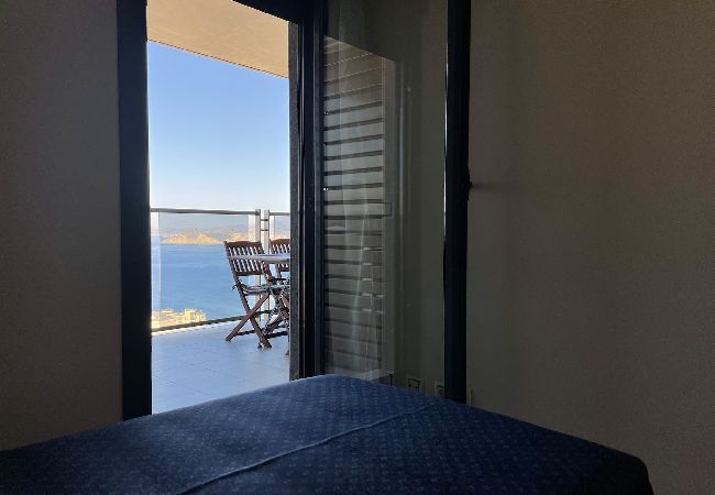 Apartamento en Benidorm - Lujoso apartamento con piscina, gimnasio y parking  Apartamento en Benidorm - Lujoso apartamento con piscina, gimnasio y parking