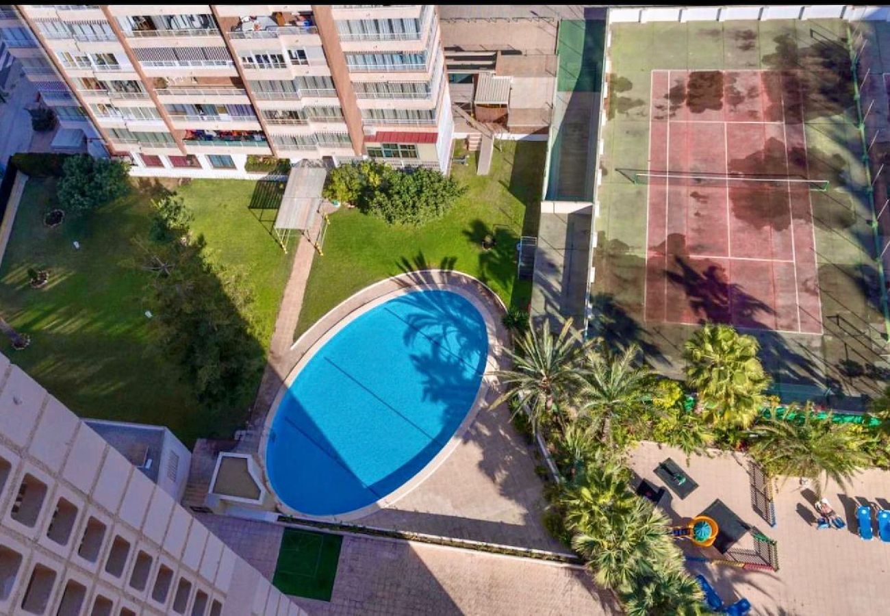 Apartamento en Benidorm - Apartamento La Niña 16 con piscina y vistas al mar 