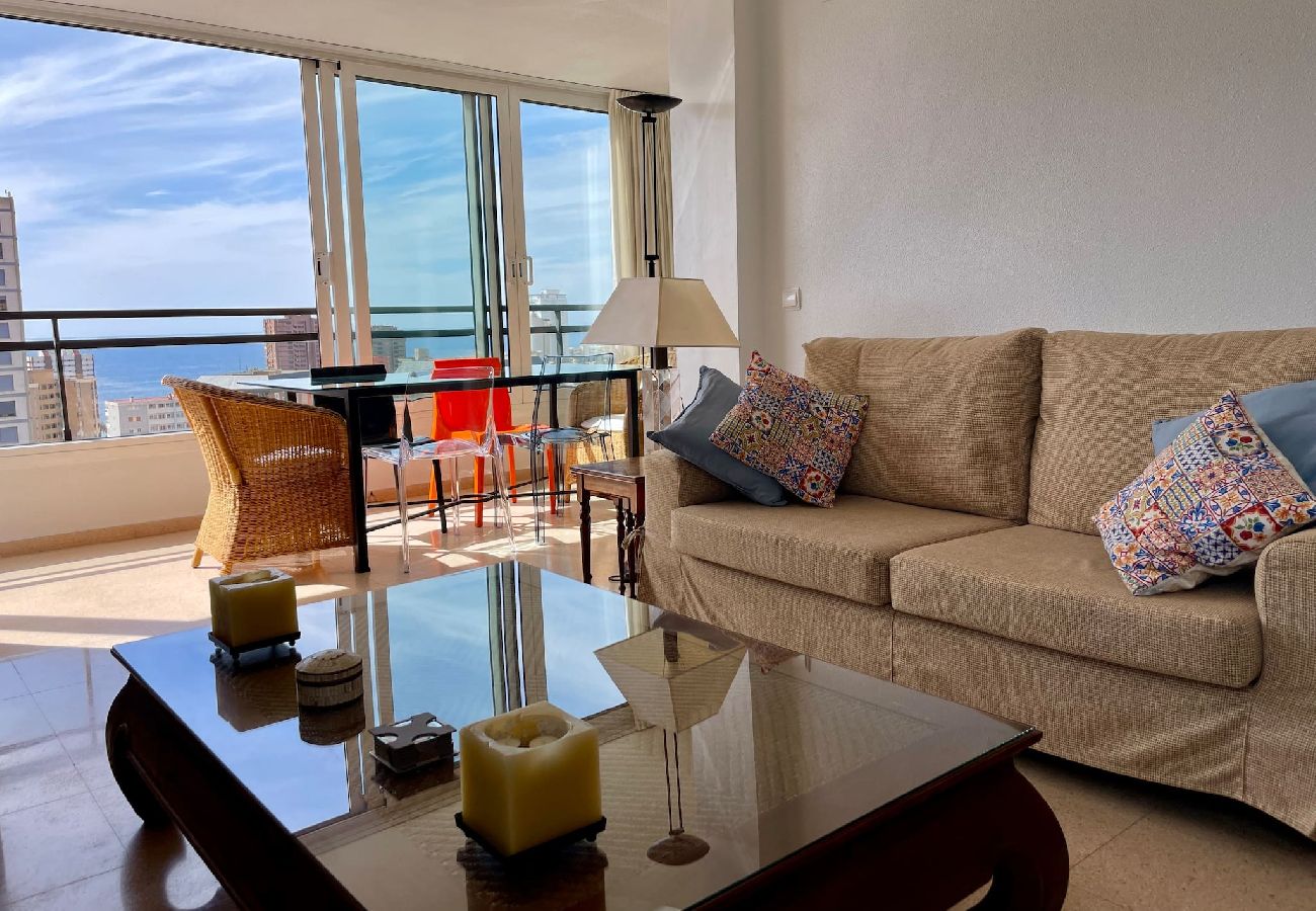 Apartamento en Benidorm - Apartamento La Niña 16 con piscina y vistas al mar 