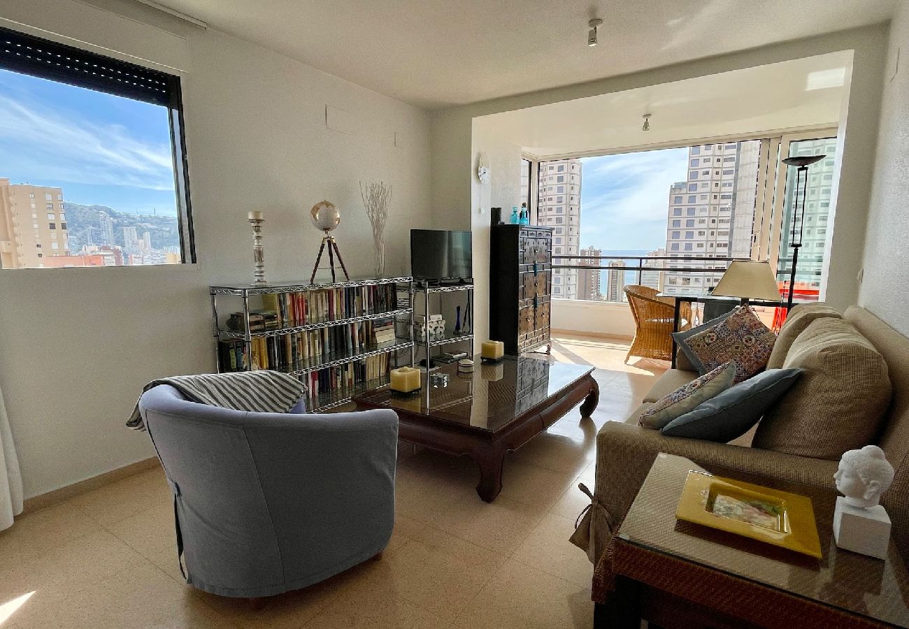 Apartamento en Benidorm - Apartamento La Niña 16 con piscina y vistas al mar 