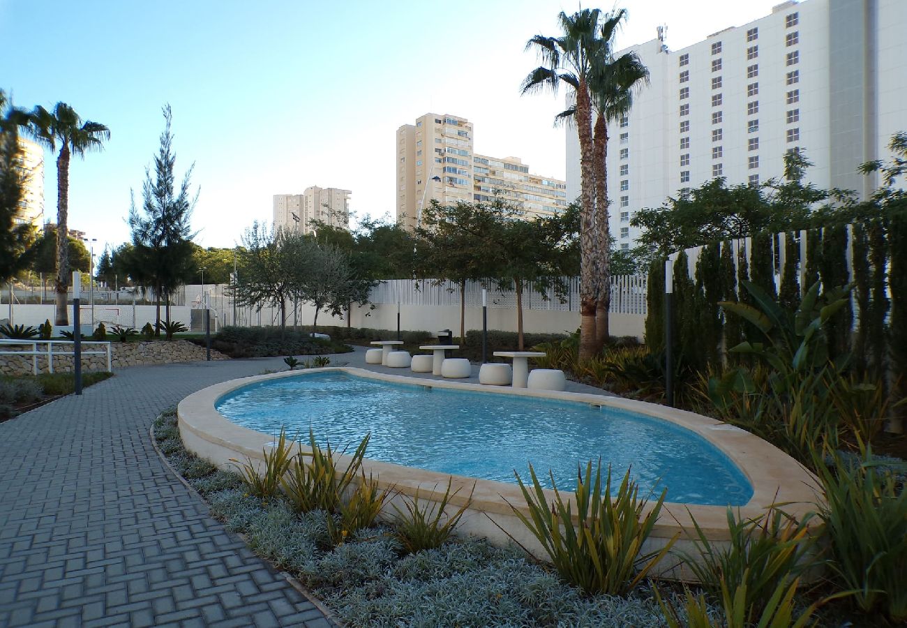 Apartamento en Benidorm - Lujoso apartamento Sunset Waves 