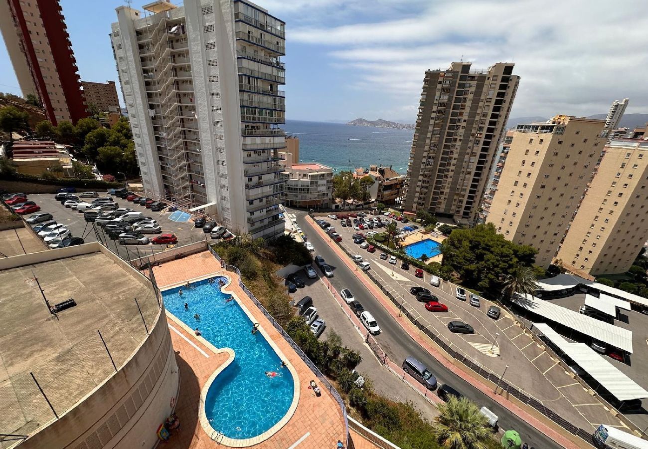 Apartamento en Benidorm - Apartamento con piscina a 2 minutos de la playa 