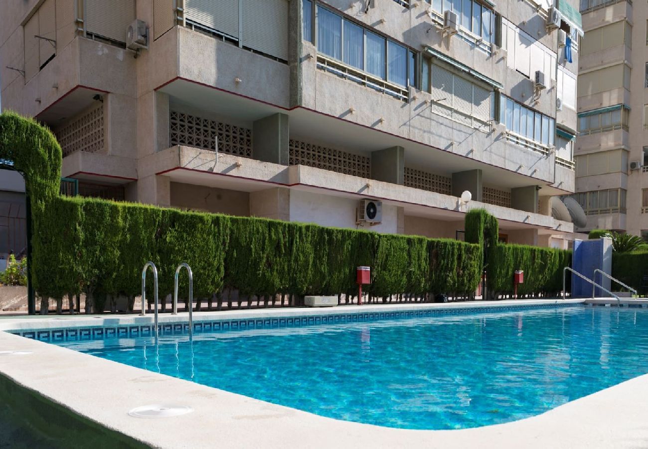 Apartamento en Benidorm - Apartamento Mariscal 4 con 2 dormitorios y piscina 