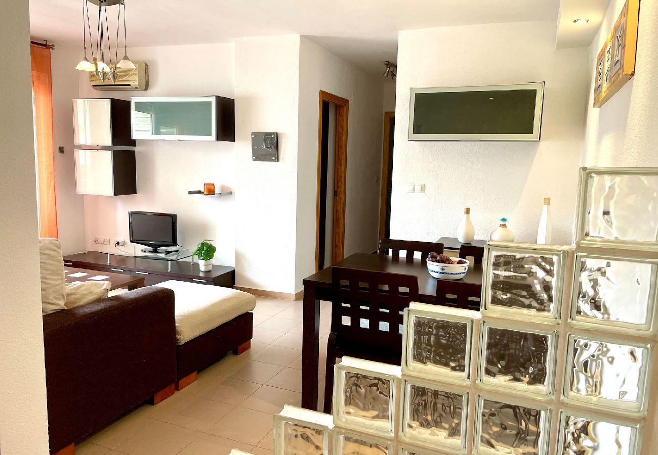 Apartamento en Villajoyosa - Cómodo apartamento de 2 dormitorios La Cala Beach 