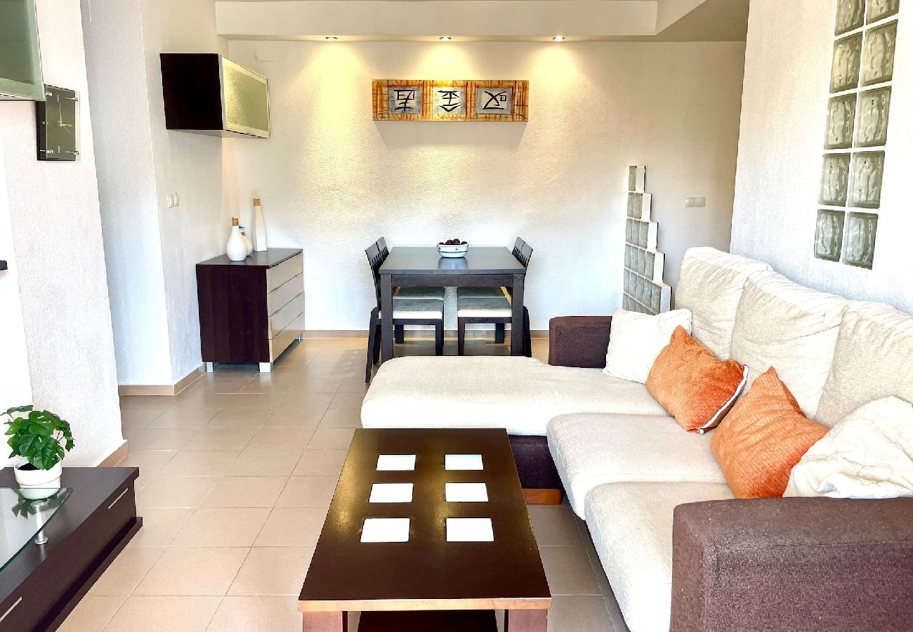 Apartamento en Cala de Finestrat - Cómodo apartamento de 2 dormitorios La Cala Beach 