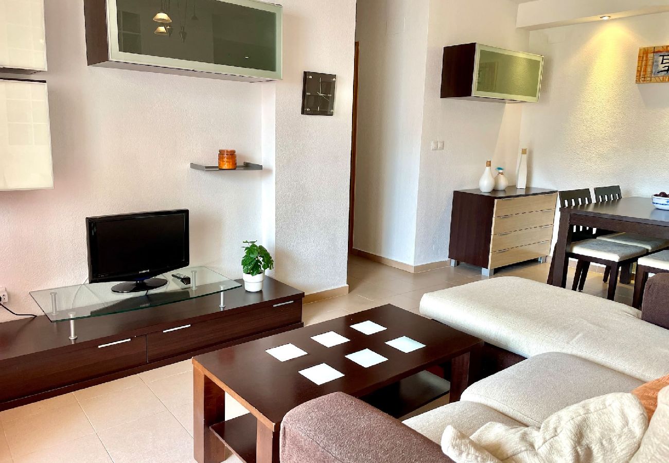 Apartamento en Villajoyosa - Cómodo apartamento de 2 dormitorios La Cala Beach 