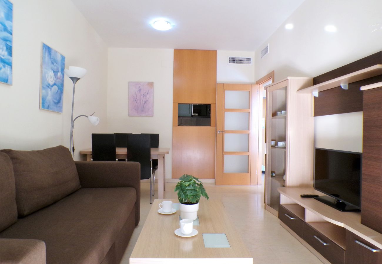 Apartamento en Benidorm - Apartamento con jacuzzi, sauna, gimnasio y piscina