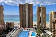Apartamento en Benidorm - Apartamento en Los Caballos con piscina y parking