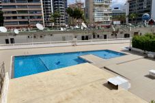 Apartamento en Benidorm - Apartamento en Los Caballos con piscina y parking