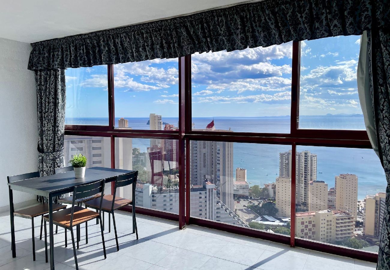 Appartement à Benidorm - Gemelos 15 étage 26 avec incroyable vue sur la mer 