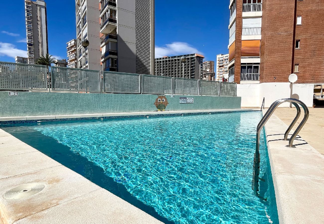 Appartement à Benidorm - Appartement à deux pièces, avec piscine et parking