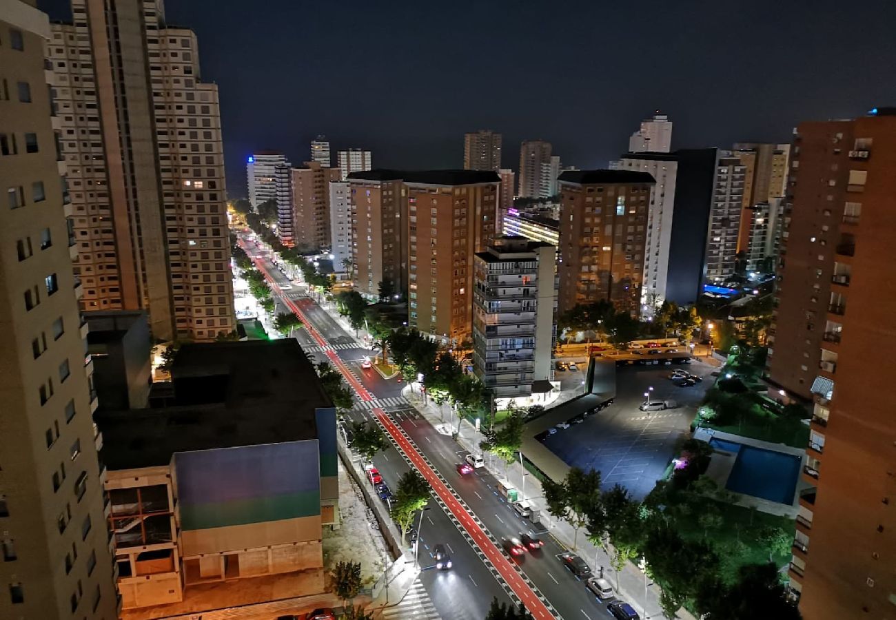 Appartement à Benidorm - Appartement La Pinta, terrasse et vue sur la mer 